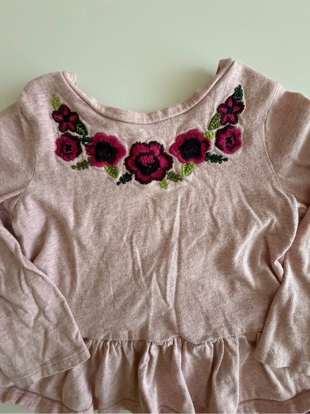 Gymboree Girls 3T Set in Pink/Magenta Floral Fall Long Sleeve with Pants